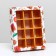 New Year. Box under 12 sweets "Mandarins", 19 x 15 x 3.6 cm, confectionery packaging