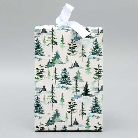 Folding box “Happy New Year!”, Forest, 12 x 18 x 12 cm, New Year-3