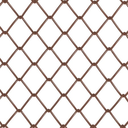 Grket-shirt cell 50x50mm, thickness 2.6mm, with polymer coating, brown (roll1.5x10m)-1