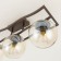 Ceiling chandelier Citilux "breeze" CL106235, 49x15x23 cm, 3x60W, E14, brown color