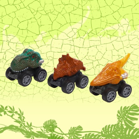 Dinosaurus truck, with 3 cars-7