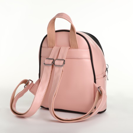 Women's backpack on lightning, pink color-2
