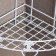 Corner binarian shaft, 20 × 20 × 33 cm, white color