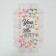 Cookie box, confectionery packaging with PVC lid, you make me me happy, 21 x 10.5 x 3 cm