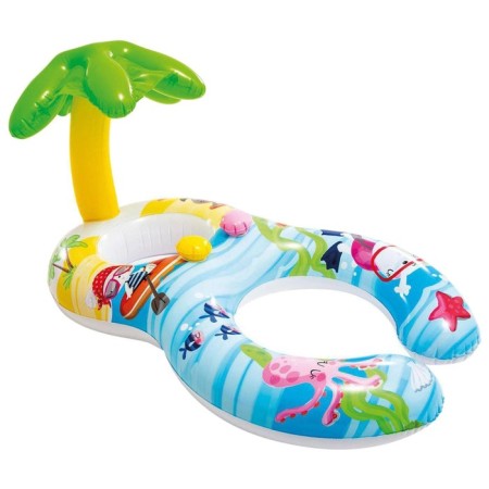 Palm swimming circle, with a seat and a canopy, 117 x 75 cm, from 1-2 years, 56590np intex-1