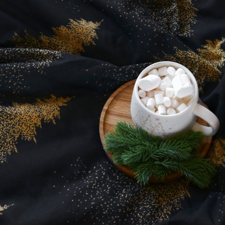 Ethel Bedding Ethel Golden Christmas 200x217 cm, 220x240 cm, 70x70 cm - 2 pcs, calico-4