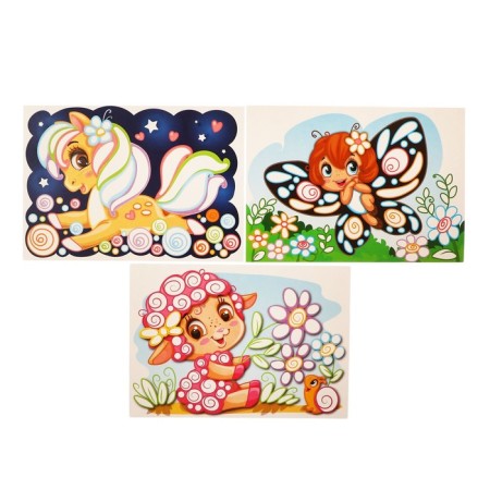 Plasticine mosaic. The first modeling lessons "Bunny. Lamb. Hippo. Voroskushki "-5