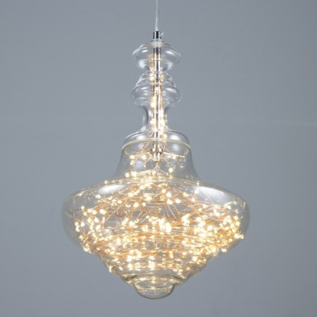 Bayerlux Lamp "Wilhelm" LED 15W 4000K Transparent 30x30x45-145cm-2