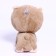 Soft toy "Dog" with a butterfly, 22 cm, beige color