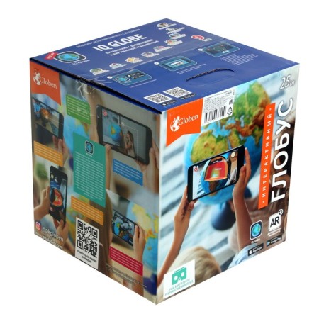 Interactive zoogeographic globe with a backlight 250mm int12500306-6
