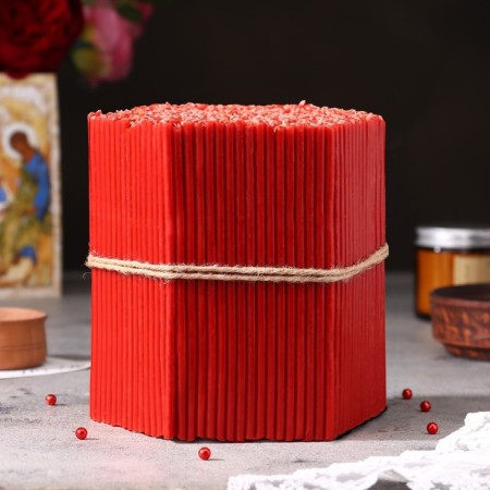 Candles red church No. 140, packaging 2kg-5