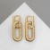 Earrings Metal "Bohemia" measurement, color gold