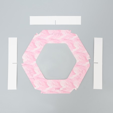 Confectionery box, packaging "Sephir", 23 x 23 x 4 cm-3
