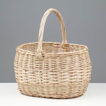 Mushroom basket, No. 2, 34 × 28 × 37 cm, 10 l, manual weaving, vine-1