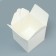 The box is folding, white, 21 x 21 x 21 cm