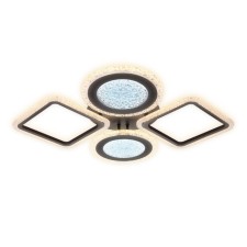Светильник светодиодный потолочный с пультом Ambrella light, Original, FA431, 4хLED, 108 Вт, 8100Lum, 3000-6400К, цвет кофе