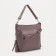 Luggage bag, 2 external pockets, long belt, powder color