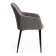 Bremo Mod chair. 708 fabric/metal, 58x55x83cm, gray 26/black