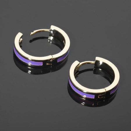 SHVESS-COLLECE Rod “Loko” d = 20 mm, purple color in gold