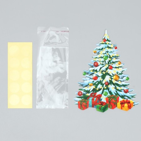 Package for sweets "Christmas tree", 11 x 6 cm, new year-2