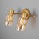ANSA lamp, 2x40W E14, color gold