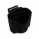 Car cup holder, fastening to the deflector, black