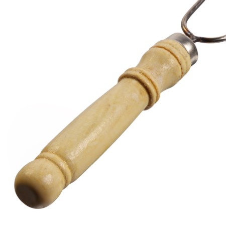 Shampoo -score for vegetables with a wooden handle, set - 6 pcs, 37 cm-3