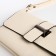 Bag-clate on magnet, long belt, white color