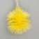 Garland "thread" 5 m with nozzles "Hedgehogs Color", IP20, transparent thread, 30 LED, glow of multi, 8 modes, 220 V