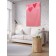 Decorative panel with photo printing "Decoration of hearts", vertical, size 150x200 cm