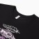 Female T-shirt, black color, rr 64