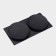 Baking uniform “Biscotto”, silicone, 42.5 × 23.5 × 3 cm, 2 cells (D = 20 cm), black color