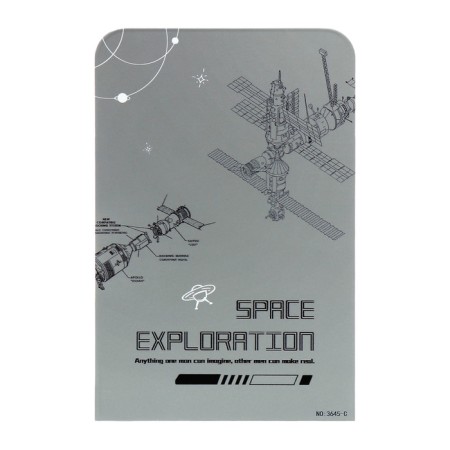 Book stands "Space Station", 2 pieces, gray-1