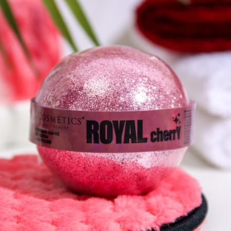 Royal Cherry glitter bombing baths, 160 g