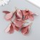 Decor for creativity textiles "Bun, the color of a dusty rose" set 6 pcs 6 cm