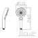 Hand shower Esko SPL1203, 3 modes