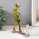Souvenir Polystone Lak "Frog with Dog" 12.2x5.2x16.7 cm