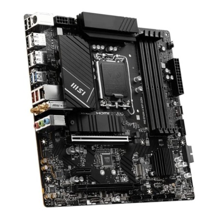 The MSI Pro B760M-A WIFI DDR4 SOC-1700 Intel B760 4XDDR4 MATX AC`97 8ch (7.1) 1064984-3