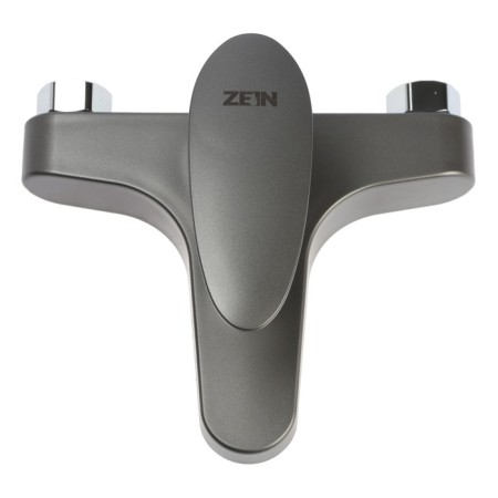 Bath mixer Zein Z3675, single-leaf, without shower set, ABS plastic, graphite-6