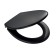 Memphis toilet seat, black color