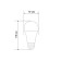 LED LED pear A70 20.5W E27 1948LM 4000K neutral light Rexant
