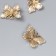 Decor for creativity Metal "Golden butterfly" rhinestones 1.2x1.9 cm