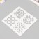 Tile stencil 15x15 cm