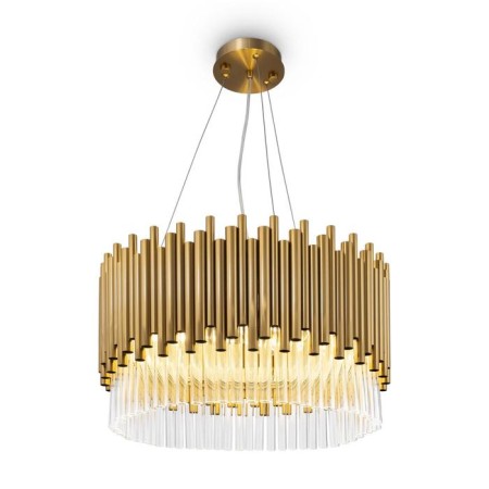 Suspension lamp Maytoni Mod135PL-06BS, 6HE27, 60W, 50x50x178 cm, brass color