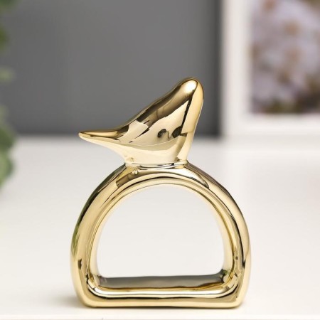 Souvenir ceramic holder for napkins "thoroughbred" copper 7.5x5.8x2.2 cm-2