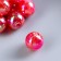 Beads for creativity Plastic "Mercot Red" set of 20 g 1.6x1.6 cm
