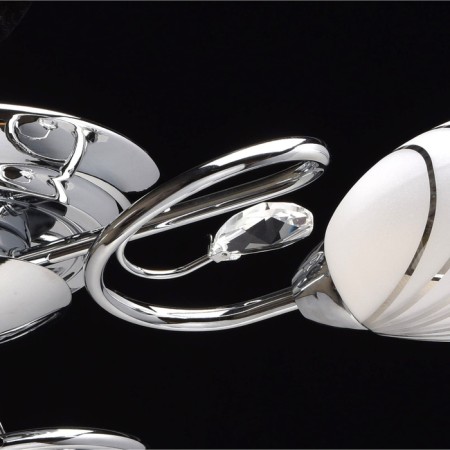 Cellars' chandelier "Fiesta", 3x60W E14, chrome 60x60x13 cm-8