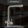Kitchen mixer Zein Z3737, with access to filtered water, excess height 31 cm, satin
