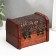 Casket wood chest "Flower" 6x8.8x5.5 cm