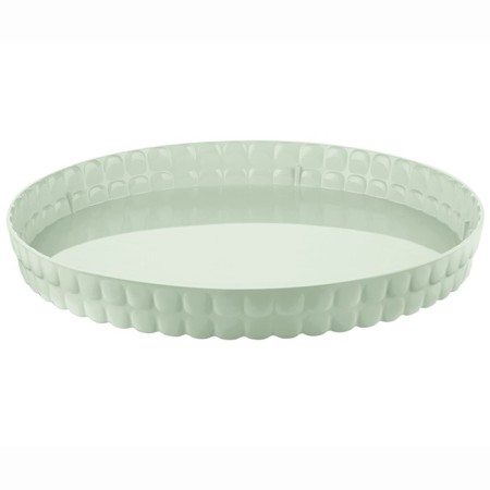 Serving tray Guzzini Tiffany, D = 35.6 cm, green color